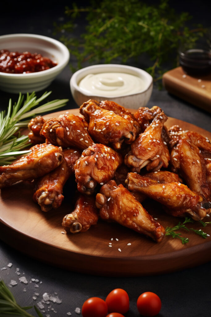 close up delicious chicken meal